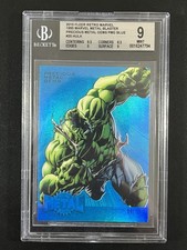 2015 Fleer Retro Marvel Hulk #20 PMG Precious Metal Gems Blue /50 BGS 9 picture