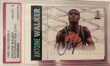 1997-98 Antoine Walker Scoreboard Inkcredible PSA-8 Auto Hot Look picture