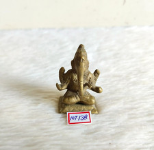 Vintage Brass Lord Ganesha Statue Figure Religious Decorative Collectibles MT138 picture