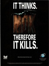 MDK Video Game Magazine Ad 1996 Shiny Entertainment Playmates Print 11x8.5