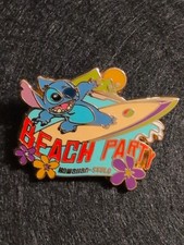 Disney Pin Escape to Paradise Beach Party Hawaiian Style - Stitch picture