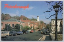 Postcard Peterborough New Hampshire N.H. 1970s Main Street Cars picture