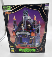 Retired - Lemax Spooky Town – Mortis Theater #75496 – Sights & Sounds See Video picture