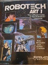 VINTAGE, ROBOTECH ART 1, STARBLAZE ED, SOFTCOVER ARTBOOK 1986 1ST PRINT - GOOD picture