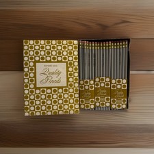 Full Box 72 Vtg MCM No. 2 Pencils Unsharpened Fidelity’s Finest USA NOS picture