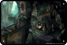 Battletech Game Poster Vintage Tin Metal Sign Home Wall Decor 8x12 picture
