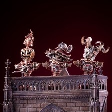Metal Scarecrow Training Target Halloween Miniature Wargame Diorama Accessory picture