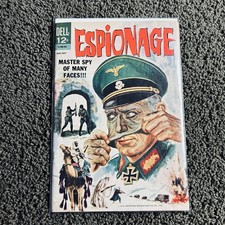 Espionage #1 Silver Age Vintage Dell Comic 1964 picture