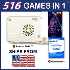 Pandora SAGA Box PLUS DX 516 In 1 Vertical Arcade JAMMA Machine Games Board US picture