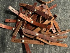 Genuine Chinese SKS Type 56 81 Rifle Sling Leather Straps ( 1 Pair) picture