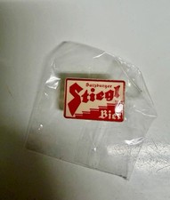 Stiegl Bier Salzburg Red & White Logo Pinback Lapel Pin Advertising picture