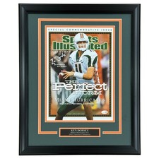 Ken Dorsey Autographed Miami Hurricanes (2001 National Champs) Deluxe Framed Com picture