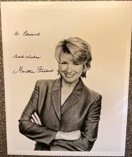 Martha Stewart Signed photo chef cooking autograph low bid picture