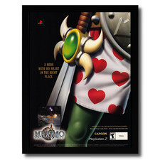 2002 Maximo: Ghosts to Glory Framed Print Ad/Poster Official PS2 CAPCOM Game Art picture