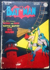 Batman #46 💦 BATTLE MUTINY IN THE BIG HOUSE 💦 1948 picture