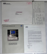 Vintage 1988 AST Premium Workstation 286 Computer Catalog Brochure Set PC Tech picture