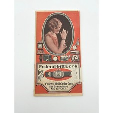 1928 Federal Mail Order Gift Book Catalog Flossie Flirt Doll New York Vintage picture