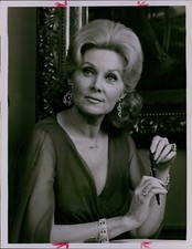 LG872 1973 Original Photo RHONDA FLEMING Search Gorgeous Mature TV Actress Glam picture