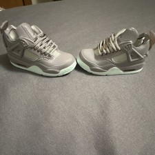 Mini Grey/Mint green AJ4 KAWS sneakers  picture