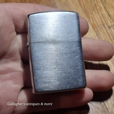 Vintage 1953-1955 Zippo Pocket Lighter - Block Logo, Pat. 2517191, Pat. Pend. picture