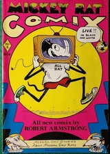 MICKEY RAT COMIC #2, 1972, ROBERT ARMSTRONG, UNDERGROUND COMIC picture