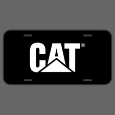Caterpillar CAT Logo Heavy Equipment Vanity License Plate Car – Aluminum Metal picture