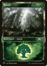 Forest (313) (Showcase) [Core Set 2021] Magic MTG picture