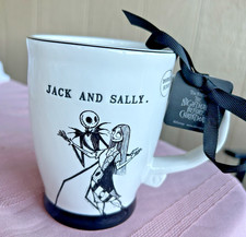 DISNEY RAE DUNN NIGHTMARE BEFORE CHRISTMAS JACK AND SALLY LARGE MUG *NEW* picture