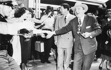 Pat O'Brien movie star right Glenn McCarthy Houston oilman owner Sh- 1949 Photo picture