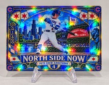 Pete Crow-Armstrong Custom CTSZZ Holographic Card Cubs North Side Now PCA  picture