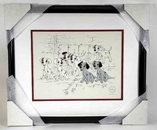 Disney's 101 Dalmatians Framed Sericel: 