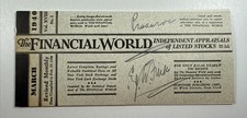 1940 March The Financial World Independent Appraisals of Listed Stocks NYSE S&P picture