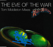 Jeff Wayne **HAND SIGNED** War Of The Worlds CD single ~ AUTOGRAPHED picture