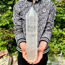 6.3LB Natural Clear Quartz Crystal Column Tower Polished Healing Stone HomeDecor picture