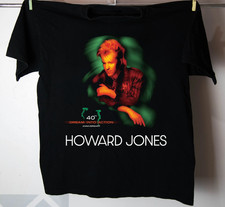 HOWARD JONES 40Th Dream Into Action Shirt Black Cotton Unisex S-5XL 1UU016 picture