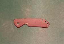 Spyderco Brouwer Custom Brown Canvas Micarta Scale picture