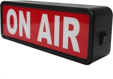 ON AIR Light Sign Recording Sign Studio Warning Signfor black+Remote control picture