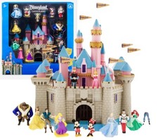 Disney Castle Play Set w/ 16 Figures Sound and Music Cinderella Sealed Rare picture