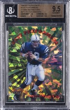 1998 BOWMAN'S BEST BEST PERFORMERS - ATOMIC REFRACTORS PEYTON MANNING RC BGS 9.5 picture