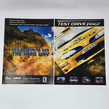 Test Drive V-Rally Sega Dreamcast Hard Way Print Ad/Poster Promo Art picture