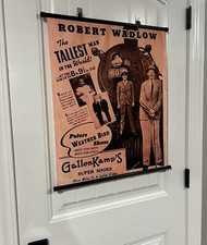 RARE Robert Wadlow WORLDS TALLEST MAN Gallen Kamp’s Shoe Advertisement 21x25 picture