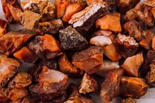 Raw Carnelian Crystals Madagascar, Bulk Rough Stones for Tumbling & Healing picture