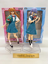 [USED] SEGA Godzilla vs Evangelion Premium Figure Rei Ayanami & Asuka Bundle picture