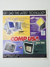 CompUSA 2001 Game Boy Advance Apple iMac Sony Father's Day Store Circular picture