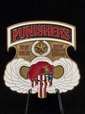 LIMITED SERIALIZED💥1ST PLATOON PUNISHERS COIN OF EXCELLENCE💥CHALLENGE COIN💥  picture
