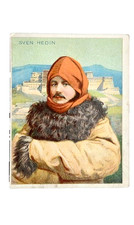 T118 #12 Sven Hedin, World's Greatest Explorers, VG , Factory 649, 1st Dist NY picture