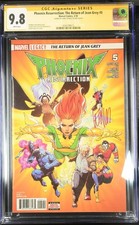 CGC 9.8 SS PHOENIX RESURRECTION: RETURN OF JEAN GREY 5 LEINIL FRANCIS YU TOP-POP picture
