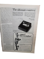 Vintage 1973 Playboy Club International Phone Mate Print Ad Authentic Original picture