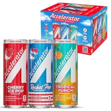 Accelerator Active Energy Drink, Variety 12 fl oz (12 pack), Pack picture