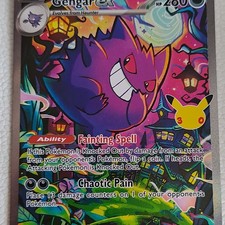 Gengar ex 154/128 MEG Full Art Holo Ultra Rare Pokémon TCG  high quality  picture